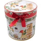  Škatla darilna 21x21x21cm novoletna ovalna velika PROMOCIJA | Shoptok.si