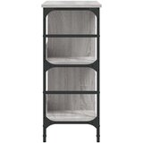  Komoda siva boja hrasta 102 x 32 x 73,5 cm konstruirano drvo | shoptok.hr