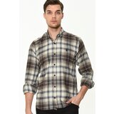 Dewberry G702 MEN'S SHIRT-COFFEE Cene