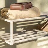 Spinder Design Smeđe-sivi željezni viseći ormarić za cipele 118x20,5x30,5 cm School – | shoptok.hr