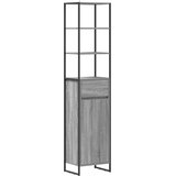  Kupaonski ormar Siva Sonoma 40 x 30 x 180 cm Konstruirano drvo | shoptok.hr
