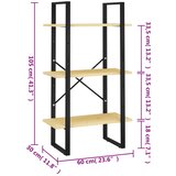 Police za pohranu 60 x 30 x 105 cm od masivne borovine | shoptok.hr
