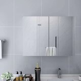 vidaXL Kupaonski ormarić s ogledalom bijeli 80 x 15 x 60 cm MDF Cijene