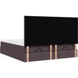  Okvir kreveta s madracima tamnosmeđi 180x200cm tkanine | shoptok.hr