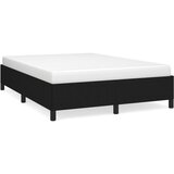 The Living Store Posteljni okvir brez vzmetnice črn 140x190 cm blago - Posteljni Okvir, (21525176) | Shoptok.si