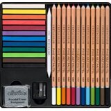  Umjetnički kpl za crtanje Cretacolor The pastel basic paket 27 kom u metalnoj kutiji | Shoptok.si