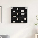  Ormar za izlaganje s policom Zidne Crni hrast 60 x 8,5 x 58 cm | shoptok.hr
