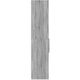 vidaXL Visoka komoda siva sonome 45x42,5x185 cm od konstruiranog drva | shoptok.hr