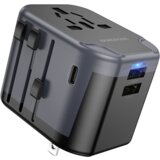 Univerzalni strujni adapter i USB punjač BOROFONE BAC12 Leader 3-port(1C2A), European EU/British UK/US US/Australian AUS | Eponuda.ba
