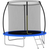 vidaXL Trampolin komplet okrogel 244x55 cm 100 kg Cene