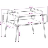  Stolić za kavu Hrast sonoma 70 x 50 x 51 cm Konstruirano drvo | shoptok.hr