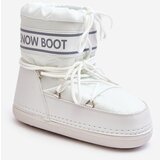 Kesi Women's White Snow Boots with Soia Ties Cene