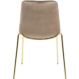 MID.YOU STOL, les, kovina, tekstil rjava | Shoptok.si