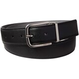 Calvin Klein Jeans Pasovi Round Buckle Pebble 35Mm Rev/Adj Črna Cene