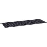 vidaXL Jastuk za vrtnu klupu crni karirani 150x50x3 cm tkanina Oxford | shoptok.hr
