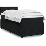Box spring krevet s madracem crni 90x200 cm baršunasti | shoptok.hr