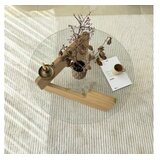 Hanah home Club sto Mia, 75x35x75 cm, Boja hrasta | Eponuda.ba