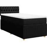  Box spring krevet s madracem crni 80 x 200 cm od tkanine | shoptok.hr