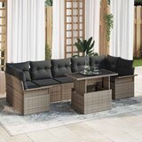  Sjedeća garnitura za vrt 8 kom. Svijetlo 289 x 132,5 x 85 cm | shoptok.hr