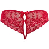 Cottelli francosko spodnje perilo za ženske z odprtim lokom (rdeče) - XL | Shoptok.si