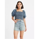 Levi's Levi&#39;s Blue Women&#39;s Cropped Blouse with Balloon Sleeves Levi&#39;s® - Women | shoptok.hr