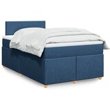  Krevet s oprugama i madracem plavi 120 x 200 cm od tkanine | shoptok.hr