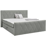 Based Postelja Boxspring Josie-b, Siva, 180x200 u