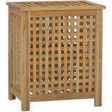  Košara za rublje 50 x 35 x 60 cm od masivne tikovine | Shoptok.si