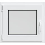  Unutarnja boja prozora u podrumu bijela RISOR 60 x 50 cm - Bijela 60 x 50 cm (Dvostruki sloj) Nagibanje i okretanje lijevo | shoptok.hr