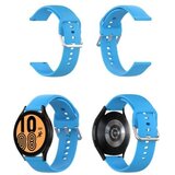 Chameleon Silikonski pašček za Samsung Watch4, 20 mm, svetlo moder | Shoptok.si