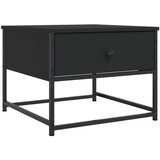  The Living Store Klubska mizica črna 51x51x40 cm inženirski les - Klubska Mizica, (21444874) | Shoptok.si