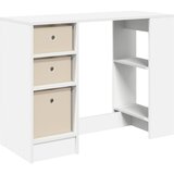  Stol s ladicama Bijelo 100 x 40 x 75 cm Konstruirano drvo | Eponuda.com