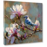 Styler Tiskana slika na platnu 32x32 cm Bluejay & Blossom – | Shoptok.si