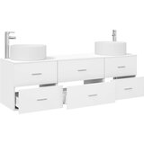  Set namještaja za kupaonicu 3 kom. Bijela 49,5 x 44,5 x 65,5 cm | shoptok.hr
