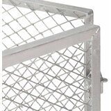  Vrtna posuda za kompost 100 x 100 x 77 cm od pocinčanog željeza | shoptok.hr