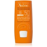 Avène Sun Sensitive stick za osjetljive dijelove SPF 50+ 8 g | shoptok.hr