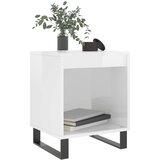  Noćni ormarići 2 kom sjajni bijeli 40x35x50cm konstruirano drvo | Eponuda.com