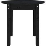  Stolić za kavu crni Ø 45x40 cm od masivne borovine | shoptok.hr