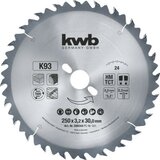 KWB rezni disk za cirkular 250x30 24Z, HM, za drvo/plastiku ( 49589344 ) Cene