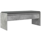  Haldna klop z blazino Betonsko siva 103 x 38 x 40 cm, (5000155631) | Shoptok.si