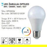Sparx LED sijalica 8W/3000K A60 E27 Cijene