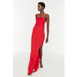 Trendyol Red Back Detailed Evening Dress & Graduation Dress | ePonuda.com
