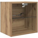 TV zidne jedinice s LED-om 5 pcs Umjetnički hrast Konstruirano drvo | shoptok.hr