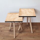 Hanah home 2Shp254 - beige beige nesting table (2 pieces) | ePonuda.com