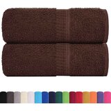  Ručnici za pranje ŽABA 2 kom. Smeđe 30x30 cm 360 g/m² | shoptok.hr
