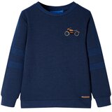  Dječja topla majica modra prošarana 104 | shoptok.hr