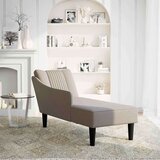 vidaXL Počivalnik z desnim naslonom za roke taupe blago | Shoptok.si