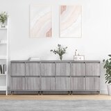  Komode 3 kom boja hrasta sonome od konstruiranog drva | shoptok.hr