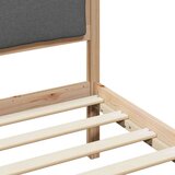  Okvir za krevet Tamno siva 120 x 200 cm tkanina | shoptok.hr