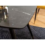 Molarem Home stol CYRYL I - MDF + staklo s efektom mramora | shoptok.hr